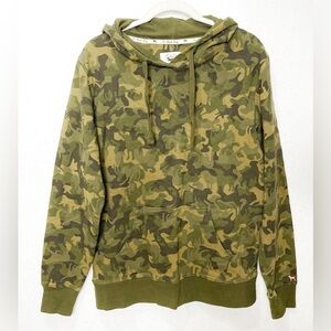 The Black Dog Classic Camo Hoodie Sweatshirt KIDS Small Kangaroo Front Pocket